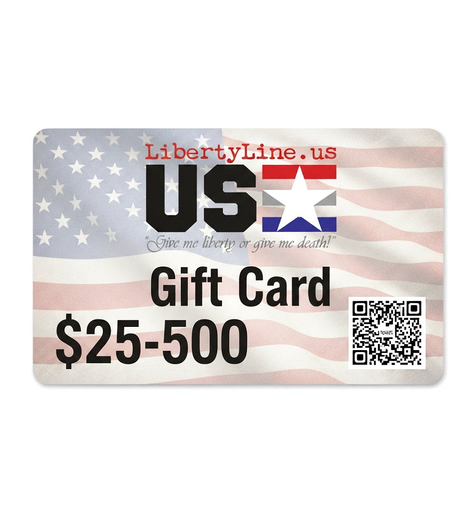 LibertyLine.us Gift Card ($25-500)