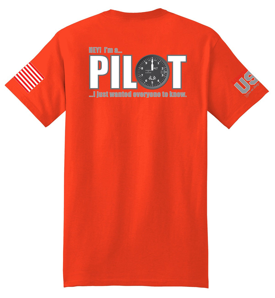 I'm a Pilot (Orange) - T-Shirt