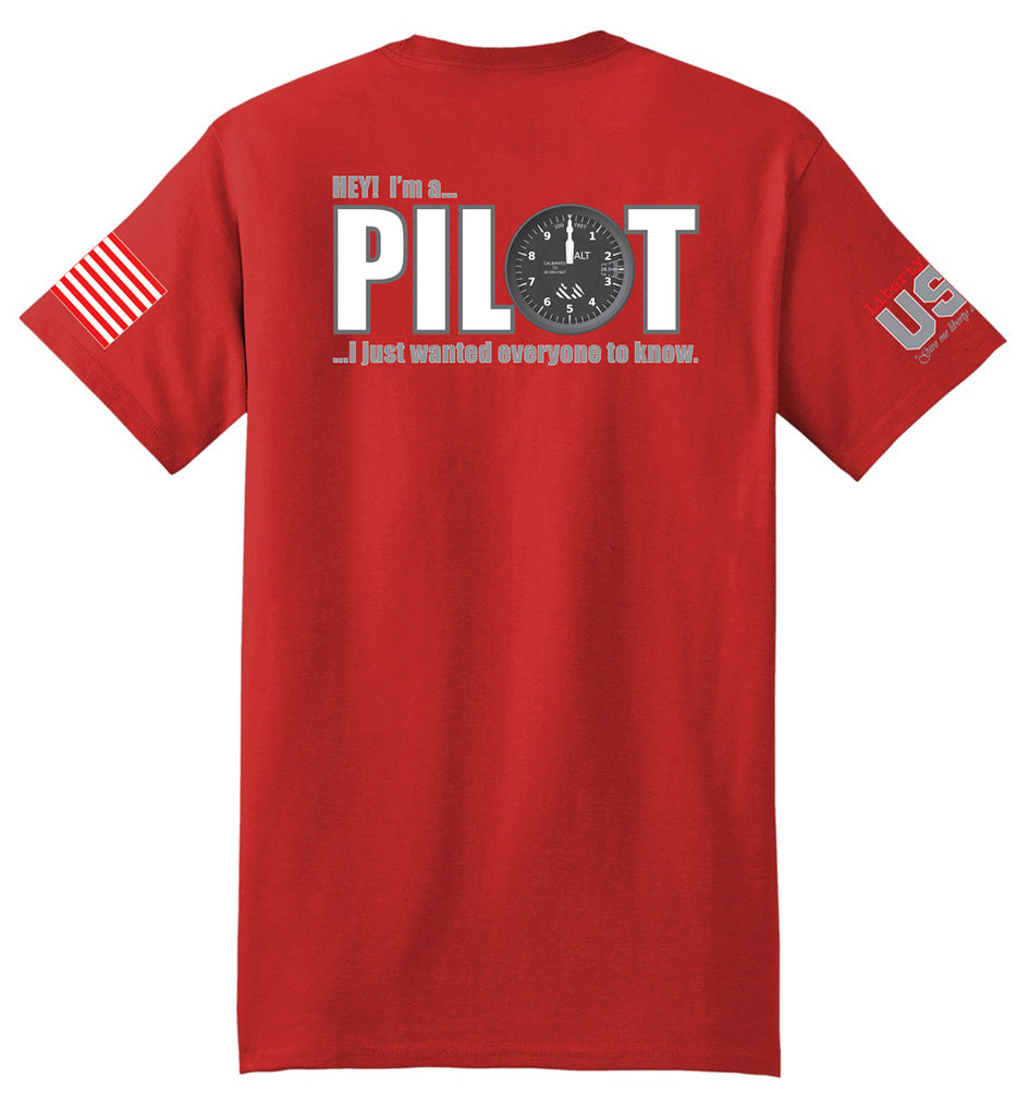 I'm a Pilot (Red) - T-Shirt