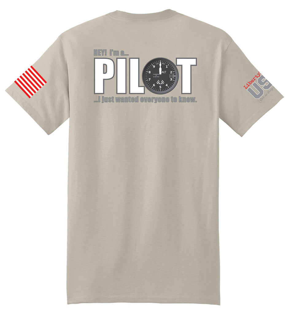 I'm a Pilot (Sand) - T-Shirt