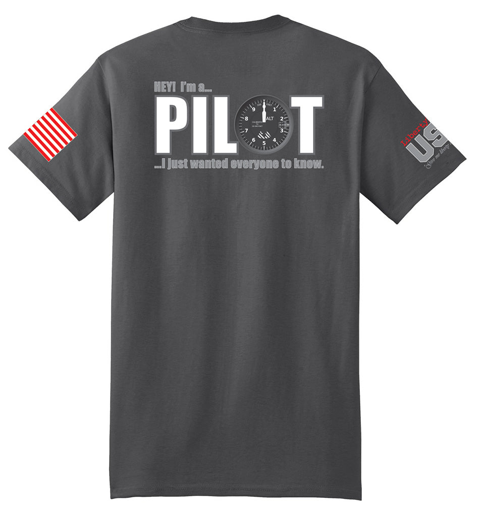 I'm a Pilot (Smoke Gray) - T-Shirt
