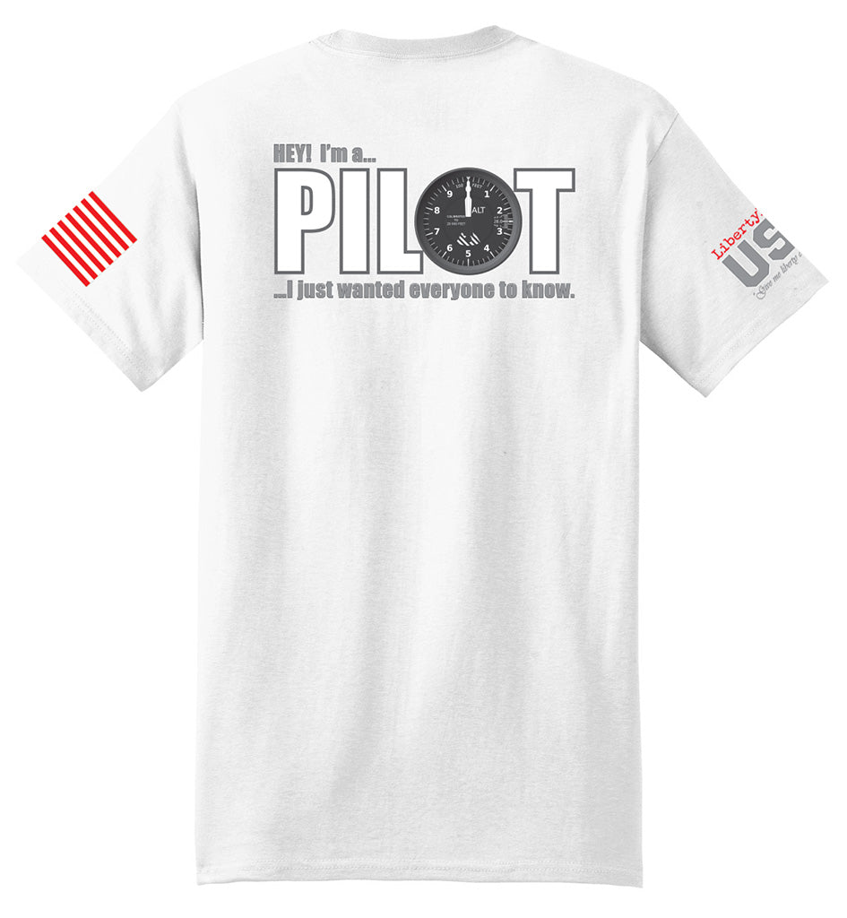 I'm a Pilot (White) - T-Shirt
