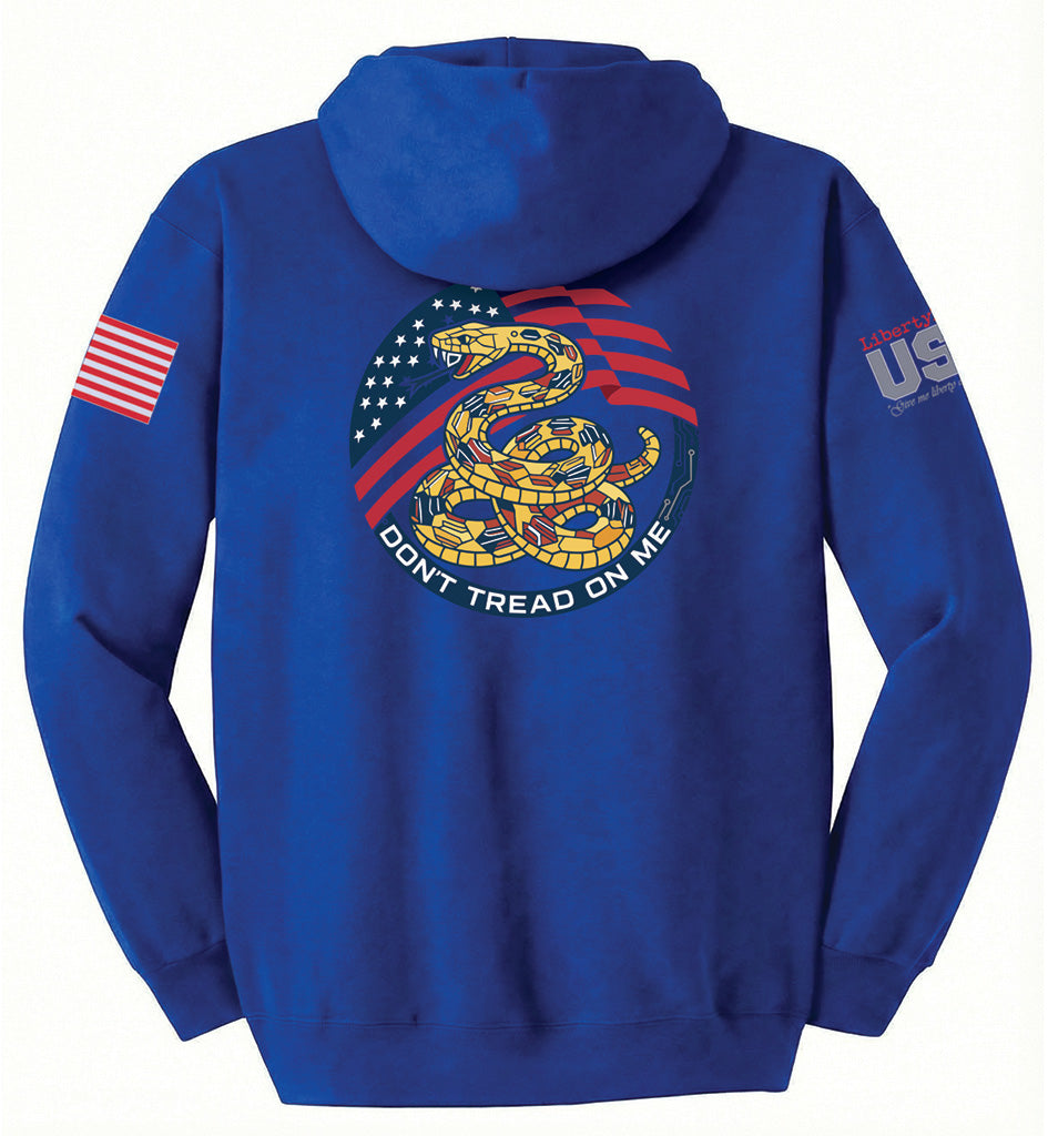 Gadsden Flag Modern (Royal Blue) - Hoodie