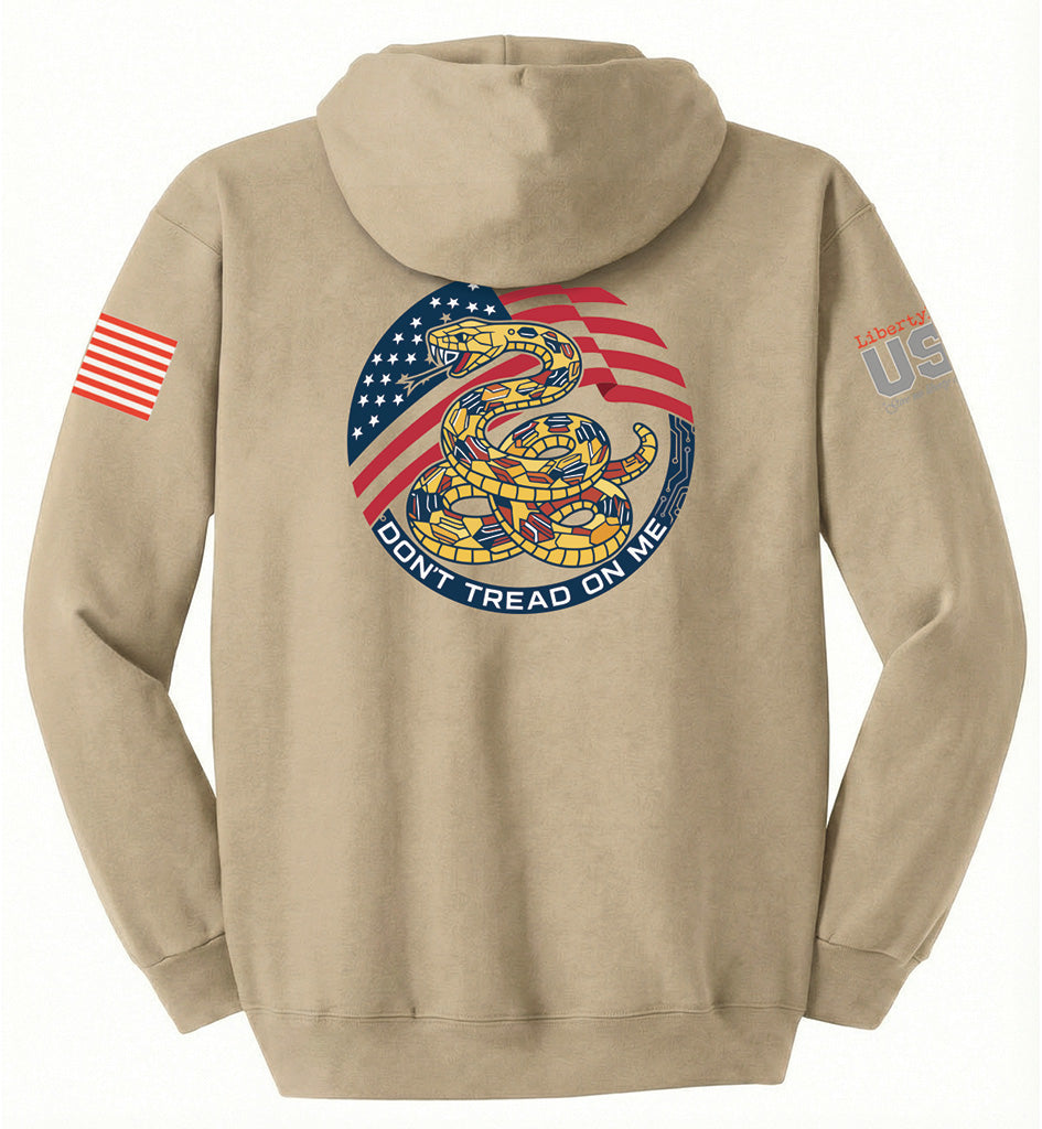 Gadsden Flag Modern (Sand) - Hoodie