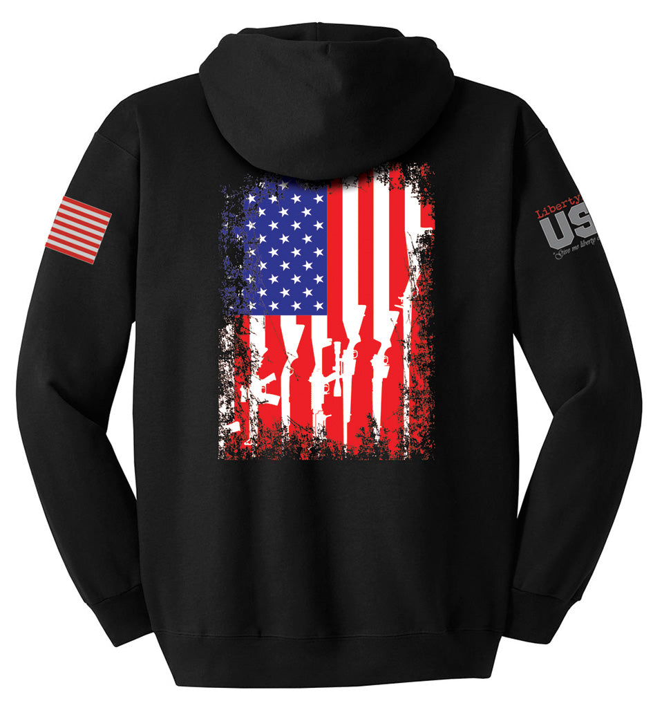 Arms Flag (Black) - Hoodie