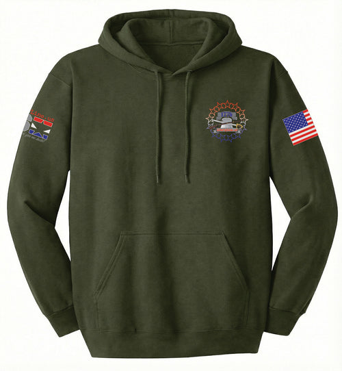 Arms Flag (Fatigue Green) - Hoodie