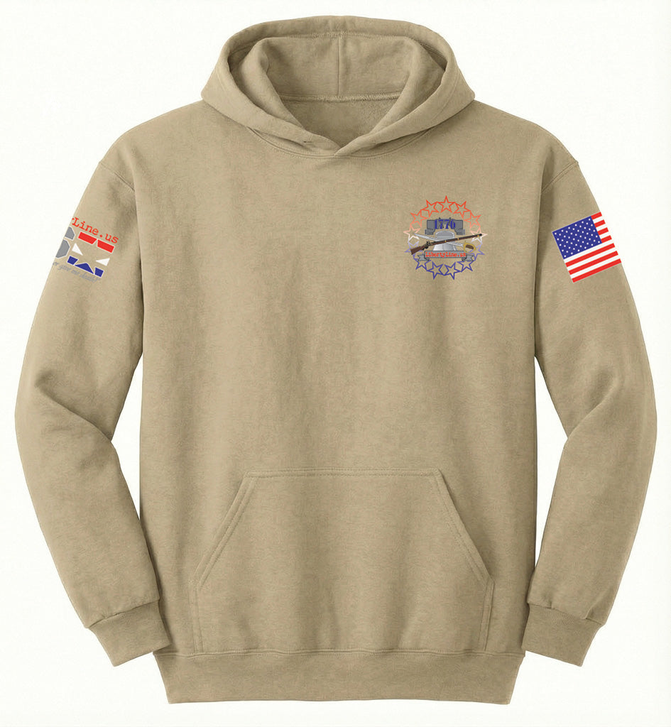 Liberty Flag (Sand) - Hoodie