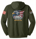 USA 250th American Eagle (Fatigue Green) - Hoodie