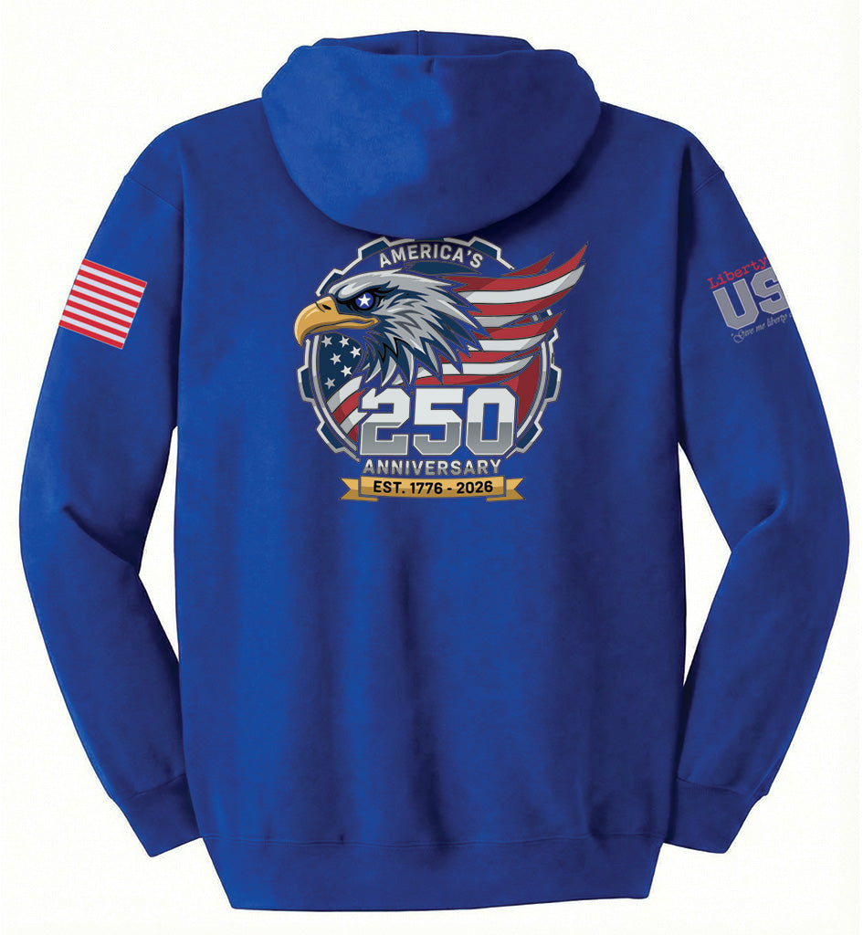 USA 250th American Eagle (Royal Blue) - Hoodie