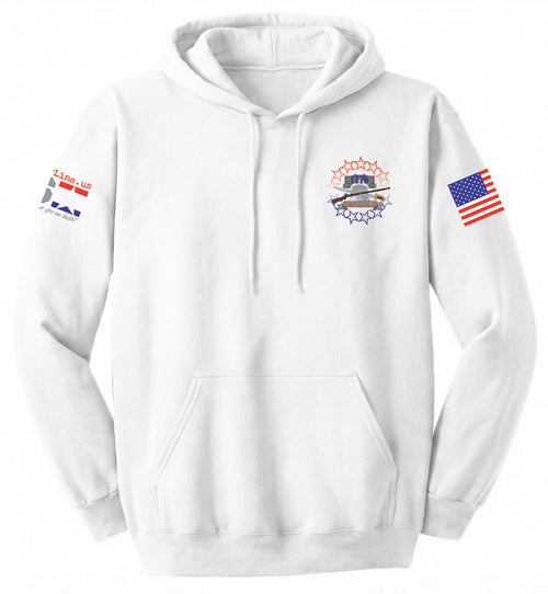 USA 250th American Eagle (White) - Hoodie