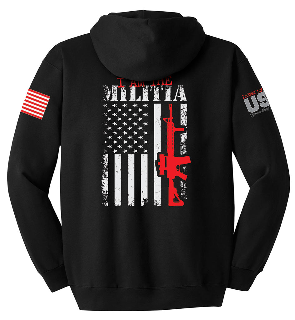 I Am The Militia (Black) - Hoodie