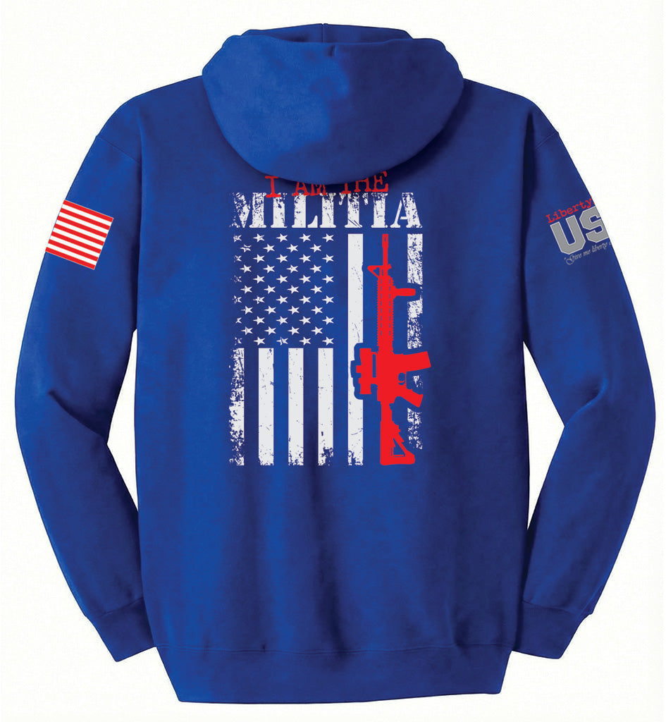 I Am The Militia (Royal Blue) - Hoodie