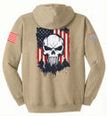 Military Reaper Skull (Sand) - Hoodie