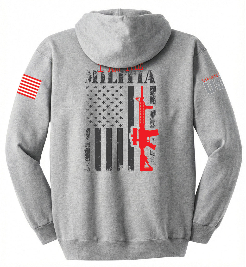 I Am The Militia (Steel) - Hoodie