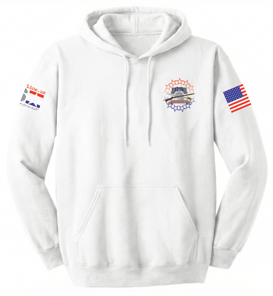 I Am The Militia (White) - Hoodie