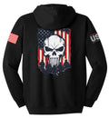 Military Reaper Skull (Black) - Hoodie