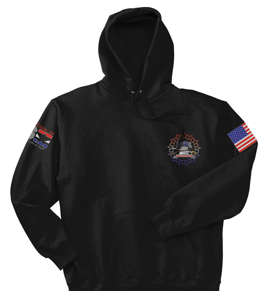 Military Reaper Skull (Black) - Hoodie
