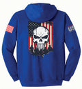Military Reaper Skull (Royal Blue) - Hoodie