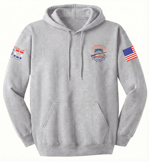 Military Reaper Skull (Steel) - Hoodie