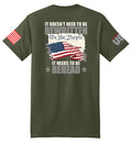 US Constitution Reread (Fatigue Green) - T-Shirt