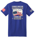 US Constitution Reread (Royal Blue) - T-Shirt