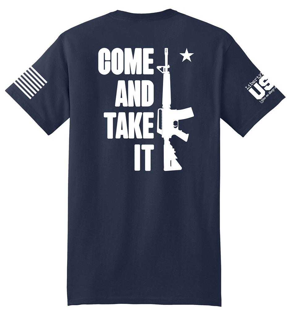 Come And Take It (Navy) - T-Shirt