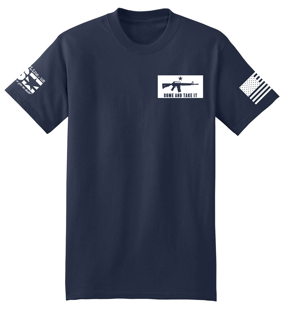 Come And Take It (Navy) - T-Shirt