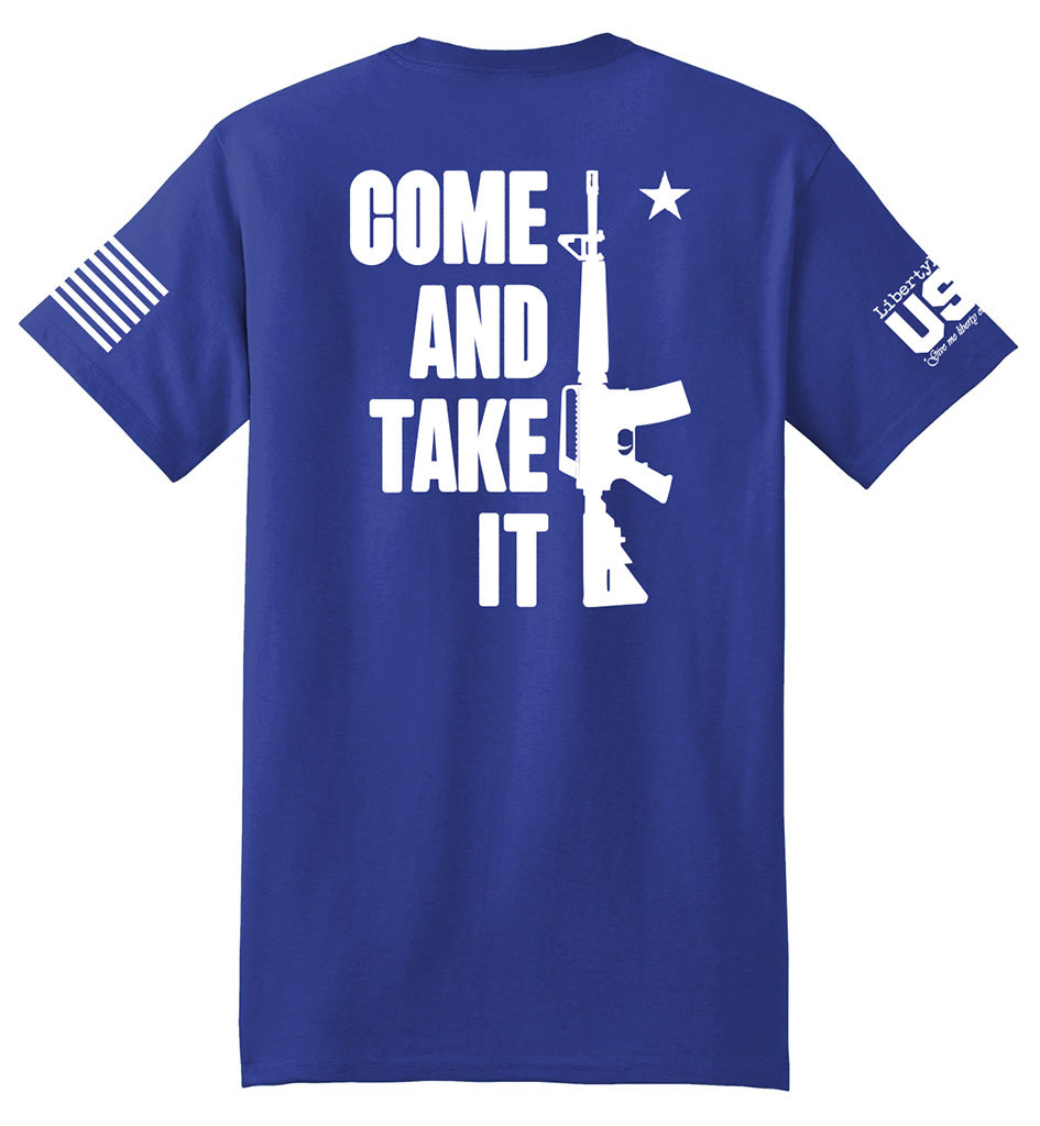 Come And Take It (Royal Blue) - T-Shirt