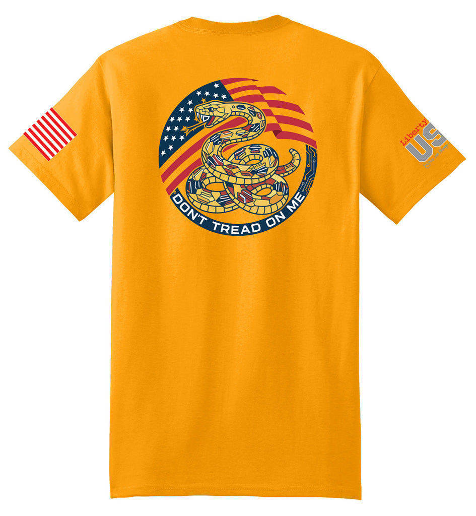 Gadsden Flag Modern (Gold) - T-Shirt