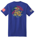 Gadsden Flag Modern (Royal Blue) - T-Shirt