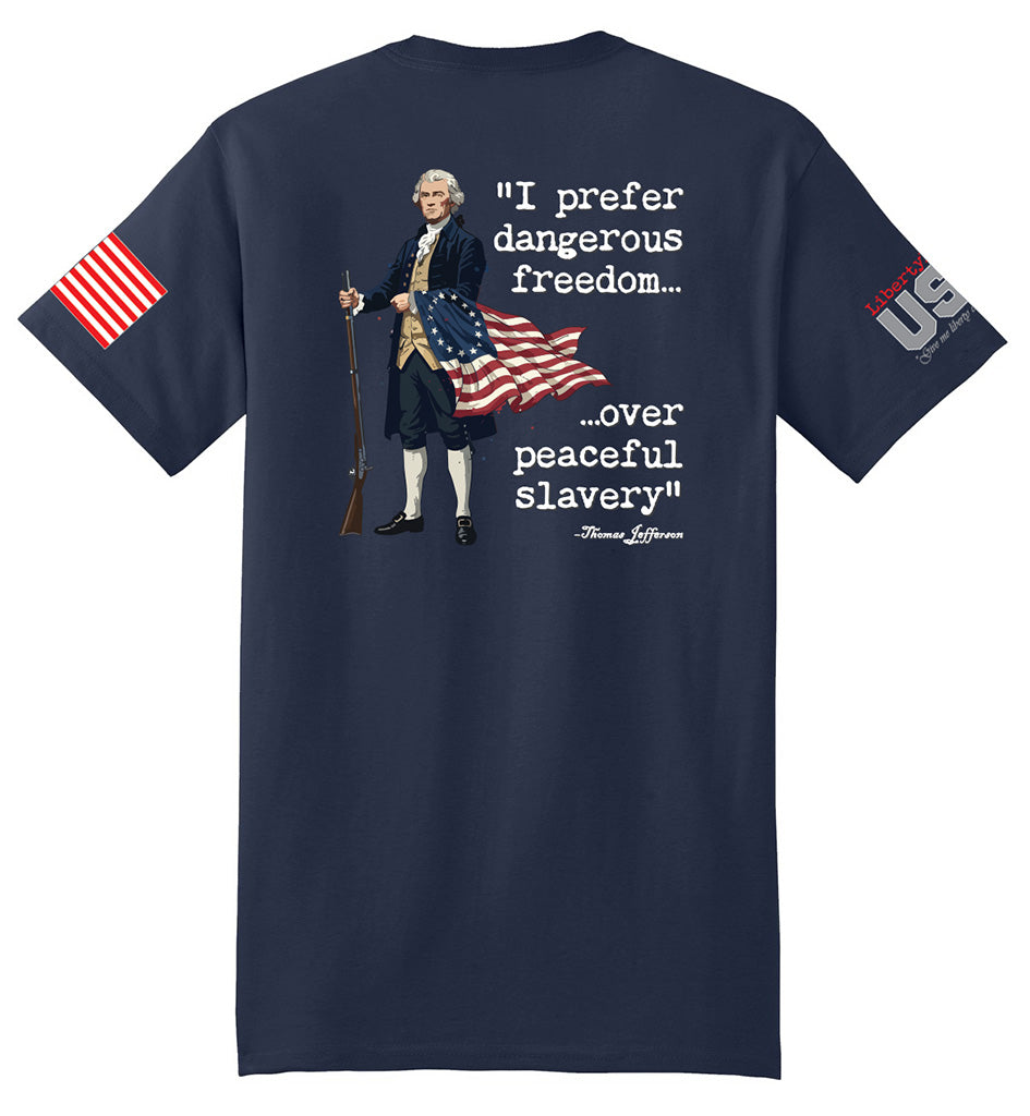 Dangerous Freedom (Navy) - T-Shirt