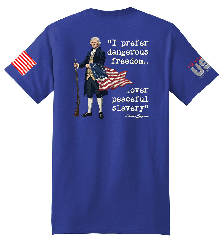 Dangerous Freedom (Royal Blue) - T-Shirt