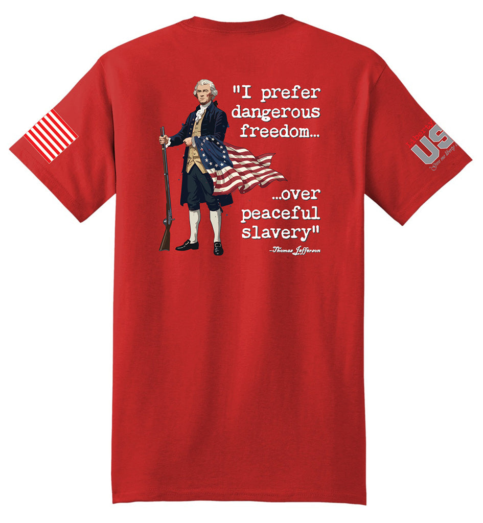 Dangerous Freedom (Red) - T-Shirt