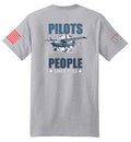 Pilots Looking Down (Steel) - T-Shirt