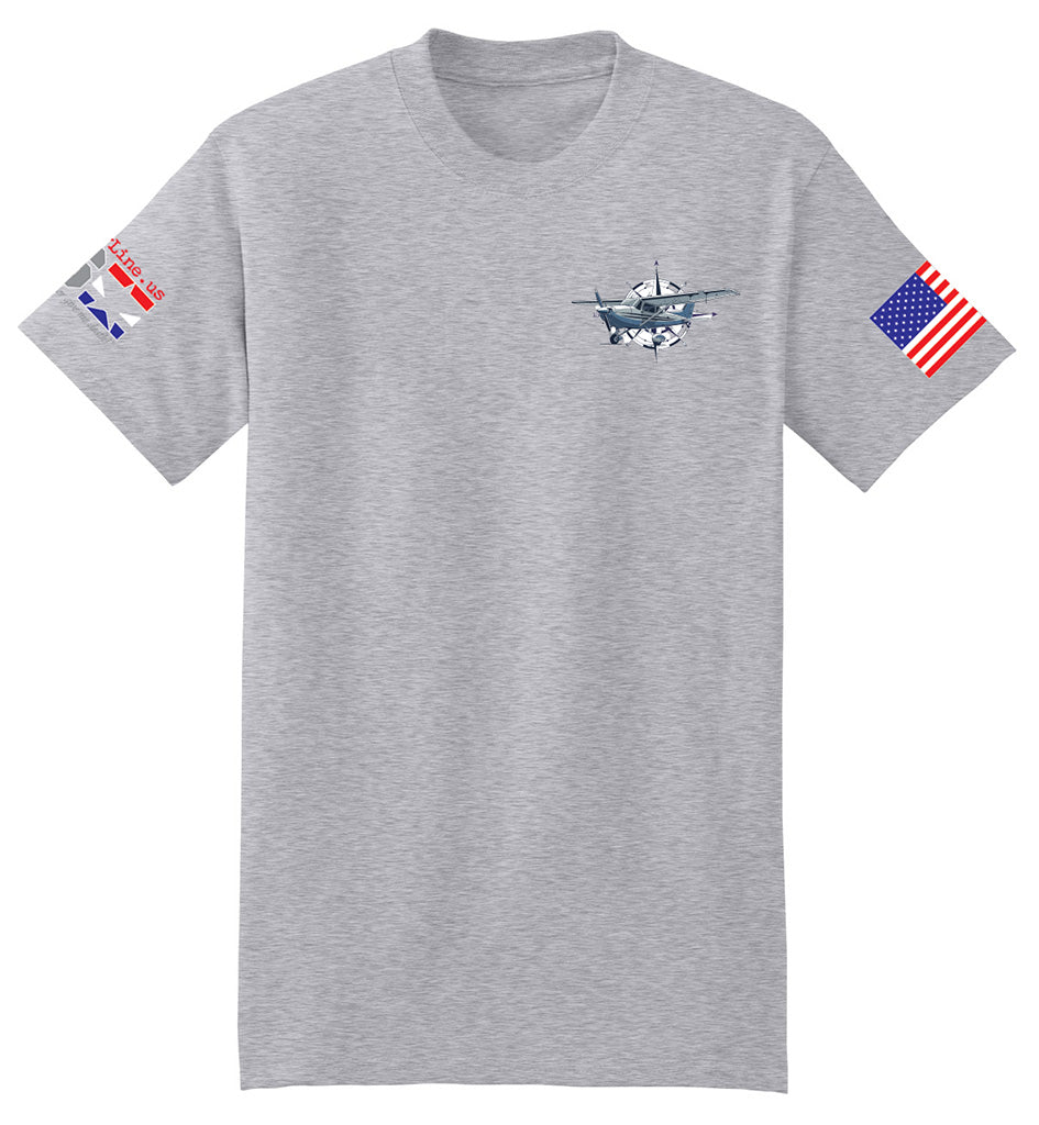 Pilots Looking Down (Steel) - T-Shirt
