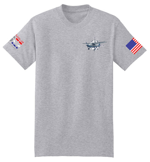 Pilots Looking Down (Steel) - T-Shirt