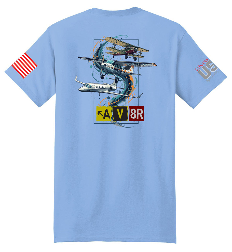 AV8R (Light Blue) - T-Shirt