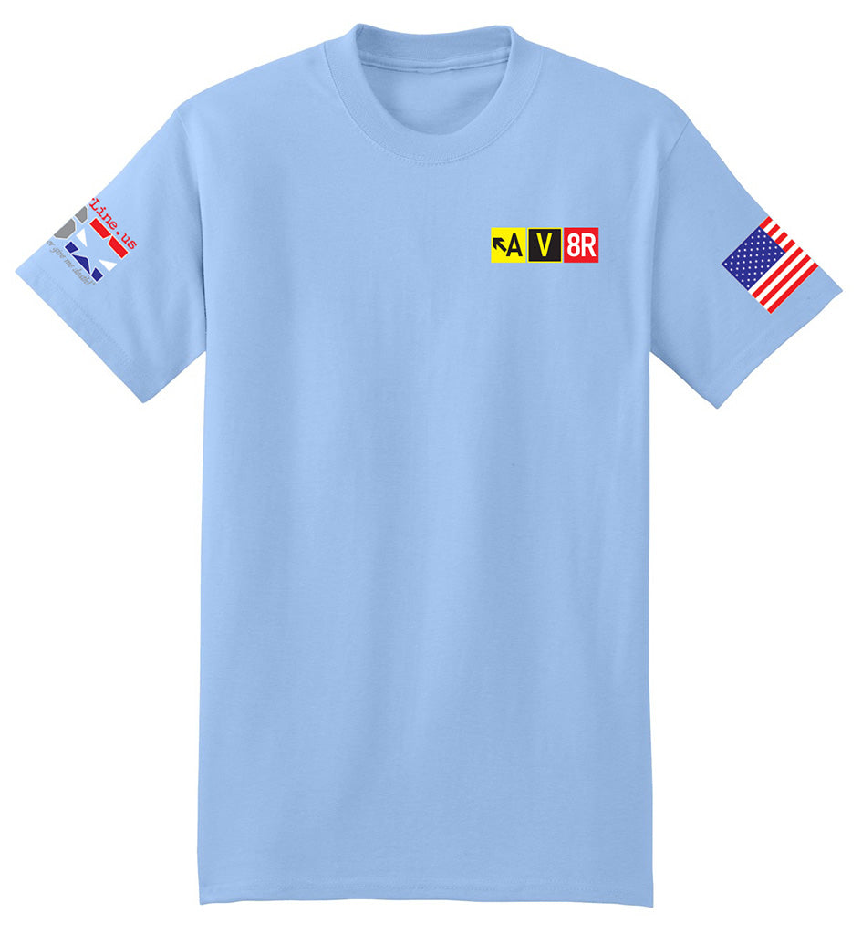 AV8R (Light Blue) - T-Shirt