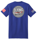 I'd Rather Be Flying (Royal Blue) - T-Shirt