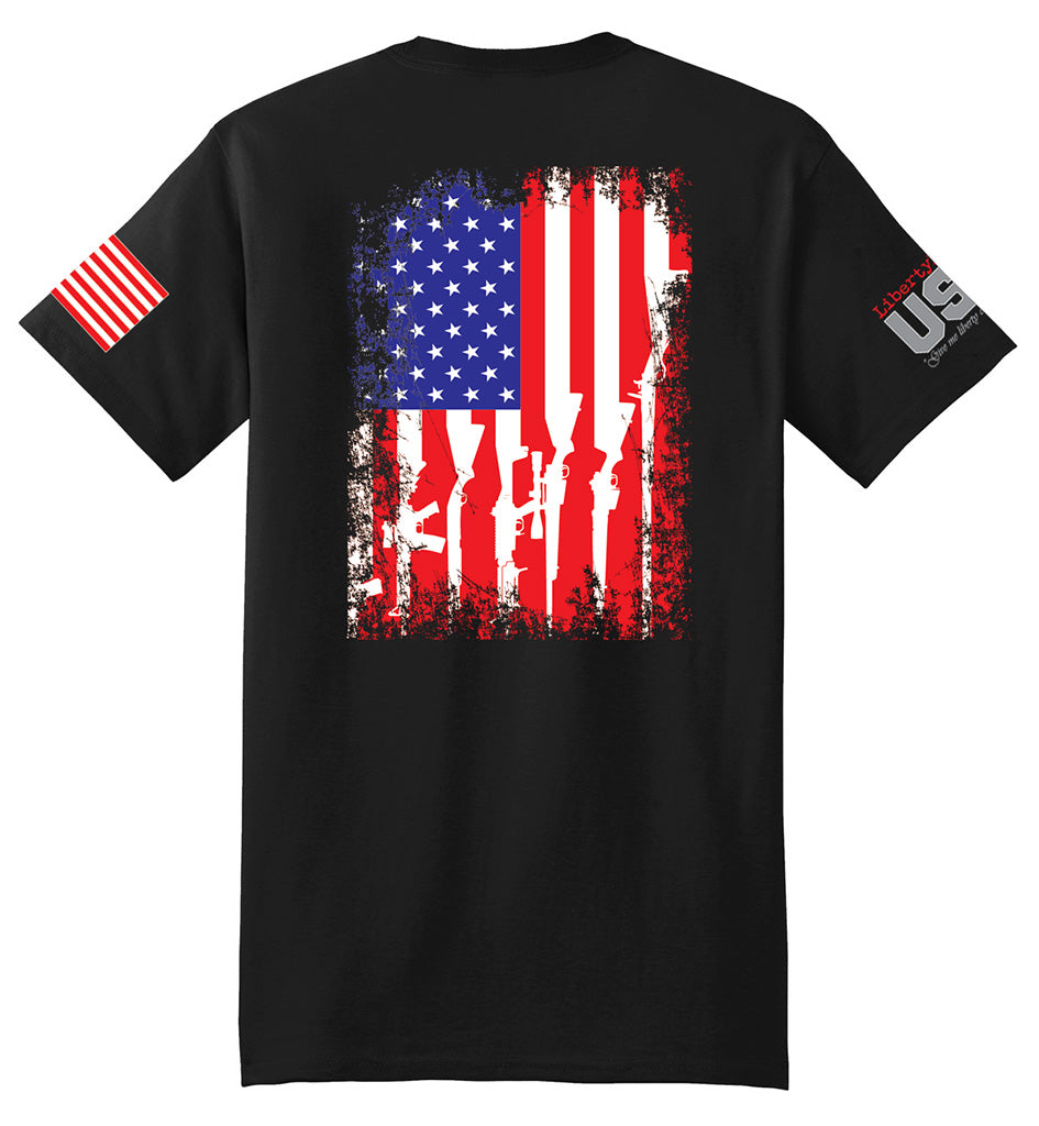 Arms Flag (Black) - T-Shirt