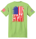 Arms Flag (Lime) - T-Shirt