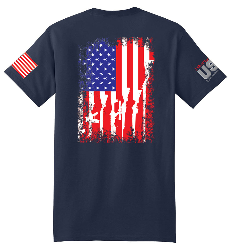 Arms Flag (Navy) - T-Shirt