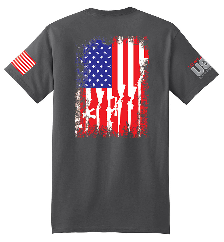 Arms Flag (Smoke Gray) - T-Shirt
