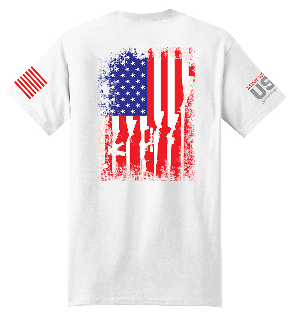 Arms Flag (White) - T-Shirt