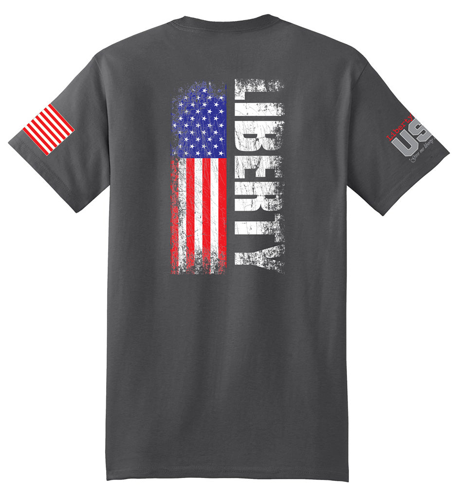 Liberty Flag (Smoke Gray) - T-Shirt