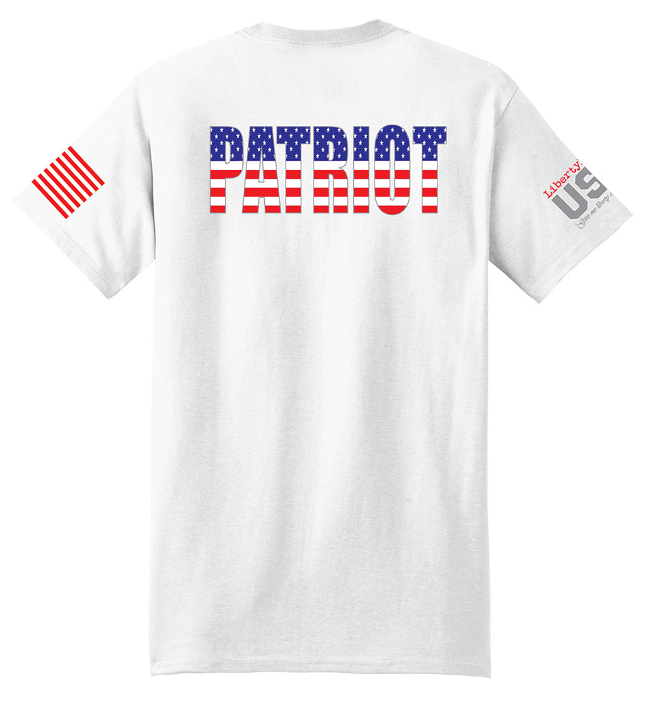 Patriot Stars & Stripes (White) - T-Shirt