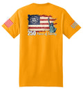 USA 250th Liberty Flag (Gold) - T-Shirt