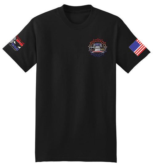 USA 250th Banner (Black) - T-Shirt