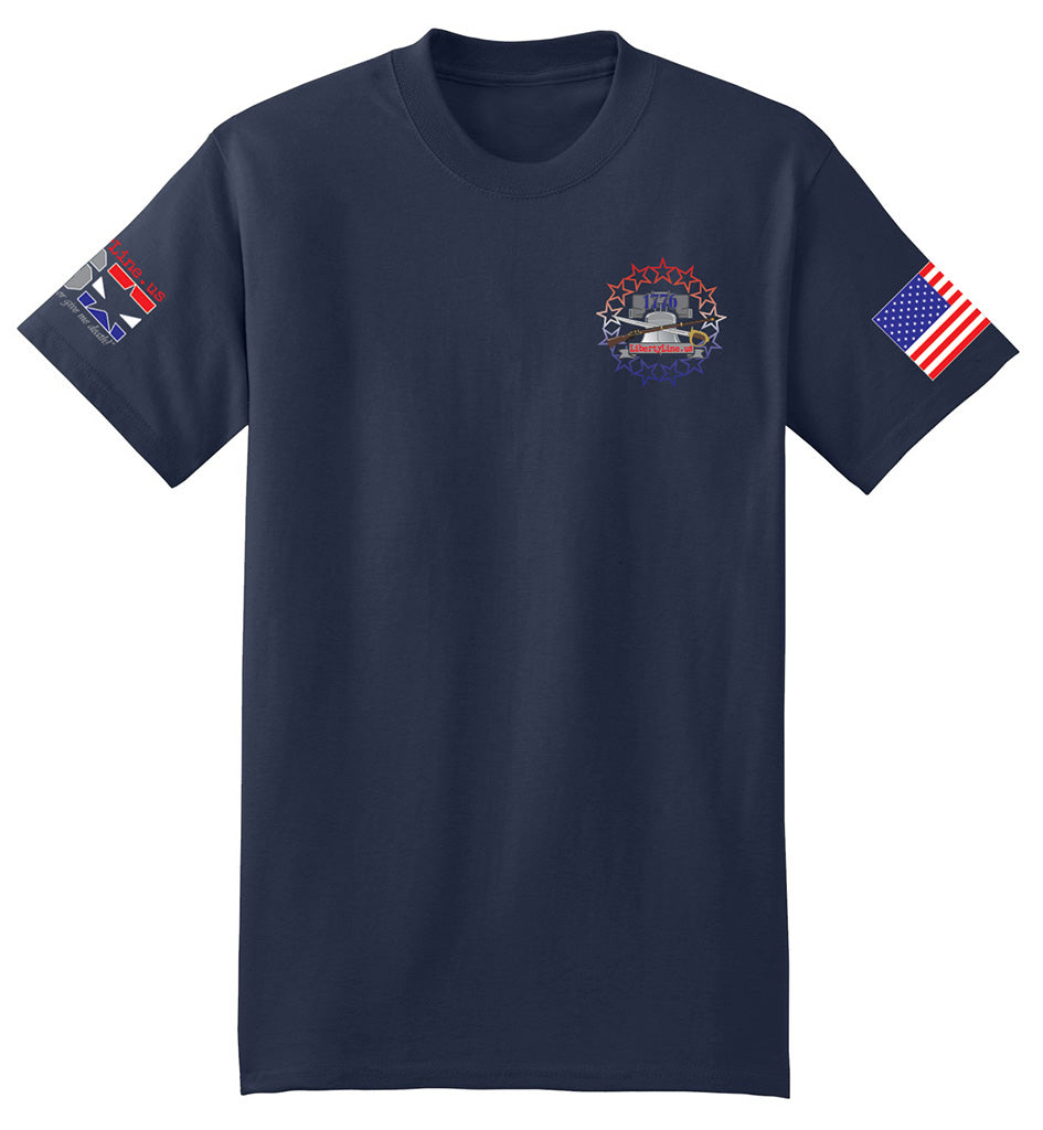 USA 250th Banner (Navy) - T-Shirt