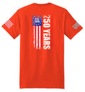 USA 250th Banner (Orange) - T-Shirt